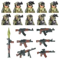 City Police Accessories Ukrainian Special Forces Building Blocks Military Soldier Figures SWAT Weapons Bricks Children Toys