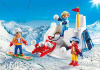 Playmobil 9283 Winter Sport Snowball Fight  วินเทอร์สปอร์ต ปาก้อนหิมะ