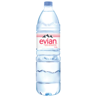 เอเวียง น้ำแร่ ในขวดพลาสติก 1.5ลิตร จากฝรั่งเศส - Evian Water Bottle 1.5L imported from France