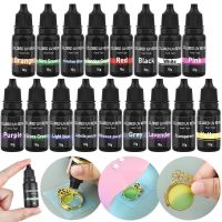 【CC】✕  10ml Color UV Resin Glue Ultraviolet Curing Epoxy Pigment Jewelry Making Supplies Gel Dye Quick-Drying