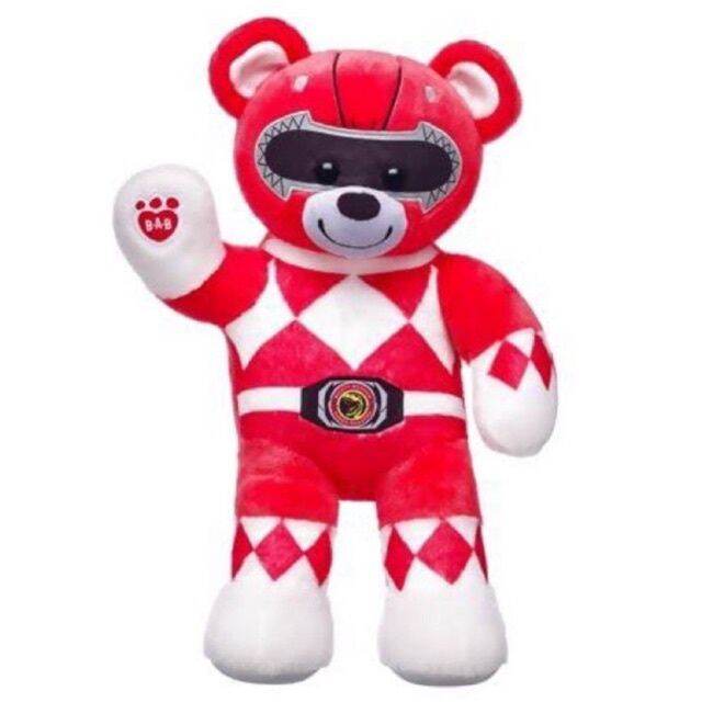 หายาก-ตุ๊กตาหมีบิ้วอะแบร์-power-ranger-ขบวนการเรนเจอร์-build-a-bear-workshop-สินค้ามือสองสภาพดี