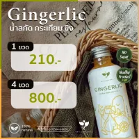 ? GINGERLIC น้ำกระเทียม ขิง มะนาว AVC สกัดเข้มข้น น้ำสกัดสมุนไพรธรรมชาติ