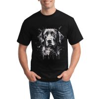 Dog T Shirt Ink Drawing Cotton Novelty T Shirts Male Crew Neck Casual Tshirt Mens Custom Premium Clothing