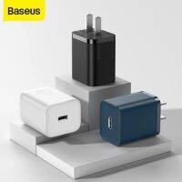 ปลักชาร์จ Baseus 20W PD Type-C Super Si Mini Quick Charging Charger US