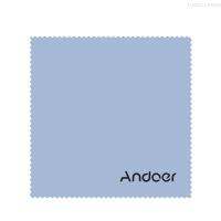 Andoer แว่นตาผ้าสำหรับทำความสะอาดไมโครไฟเบอร์10 × 10ซม. ผ้าทำความสะอาดหน้าจอผ้าระดับพรีเมียมสำหรับเลนส์/กล้อง DSLR/กล้องแคมโค้ดเดอร์/โทรศัพท์/แท็บเล็ต/คอมพิวเตอร์