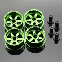 RFDTYGR Middle Diameter Lightweight Wheels Self-made Parts For Tamiya MINI 4WD Colored Wheel w/Aluminum Disc L005 1Set /lot