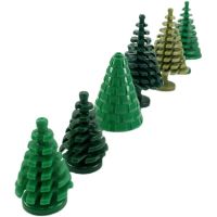 Spruce Tree 3471 อิฐสน เข้ากันได้กับโมเดลพืช MOC DIY ขนาดคลาสสิก