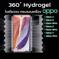 ฟิล์ม360องศาออปโป้ ฟิล์มไฮโดรเจลออปโป้ ฟิล์มรอบเครื่อง ฟิล์มมอ้อมหลัง Hydrogel Oppo ฟิล์มใส | Reno7Pro Reno7 Reno6Pro Reno6 Reno5Pro Reno5 Reno4