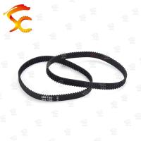 10pcs 2GT186 6 belt closed loop rubber 2GT-186-6 timing belt Teeth93Length 186mm width 6mm for 3D printer