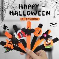 hot seller decorations childrens gifts slap circle props luminous brooch ghost skull pumpkin snap