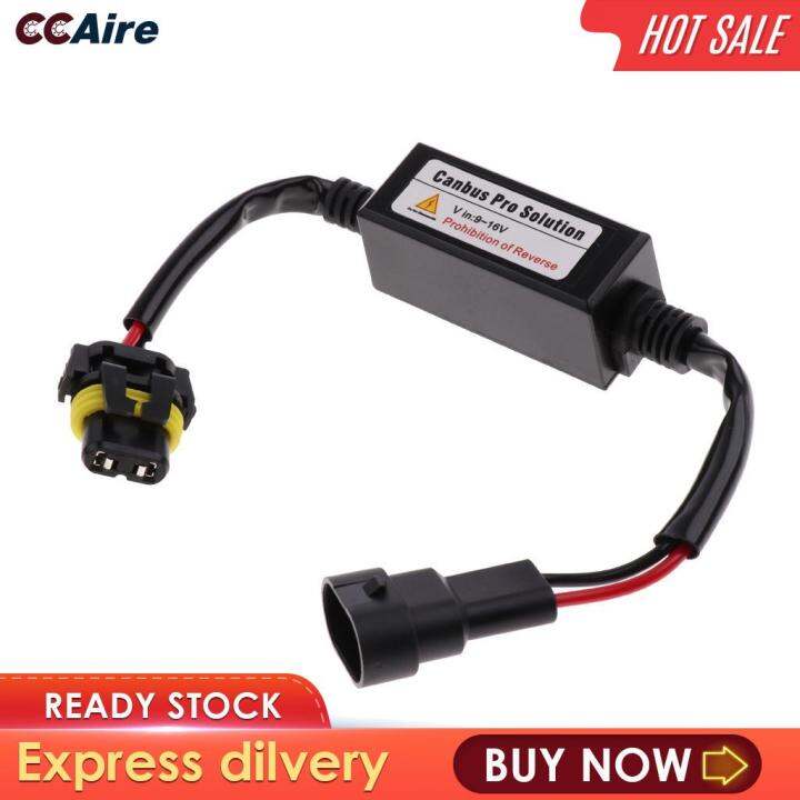 ccaire-ตัวถอดรหัสตัวต้านทานโหลดกันสั่นไหวสำหรับชุดไฟหน้าซ่อนรถ9006-led-drl