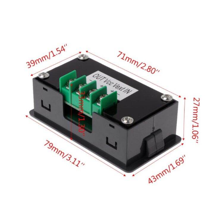 เครื่องทดสอบการคายประจุมัลติมิเตอร์แบบดิจิทัล-dc-0-90v-0-20a-โวลท์-แอมป์มิเตอร์