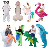 Super Plumber Adult Inflatable Dinosaur Costume Kids Alien Sumo Bear Halloween Christmas Party Cosplay Costumes Blow Up Dresses