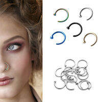 RELATIONS 3/5/10PCS 8mm Unisex มีเสน่ห์ ใส่ห่วง ห่วงจมูก แหวนจมูก ไม่เจาะ เครื่องประดับร่างกาย