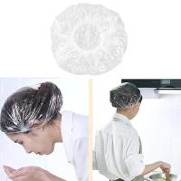 50/100PCS Disposable Hair Shower Cap Waterproof Anti Dust Women Men Bath Caps for Spa Hair Salon Shower Bath Accessories