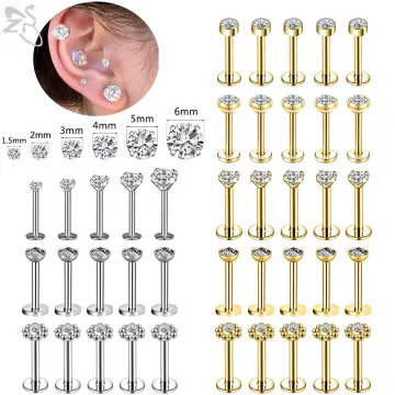 Jewelry Labret Lip Piercing Jewelry Belly Chains 14G Nipple Rings Opal CZ Rings  Piercing Stainless Steel Straight Barbell For Women Girls From 22,13 € |  DHgate