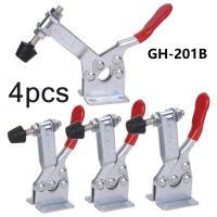 【LZ】♟  2/4/5 Pcs GH-201 Horizontal Toggle Clamp Quick-Release Clamps Set  Heavy Duty Vertical Toggle Clip Woodworking Hand Tool