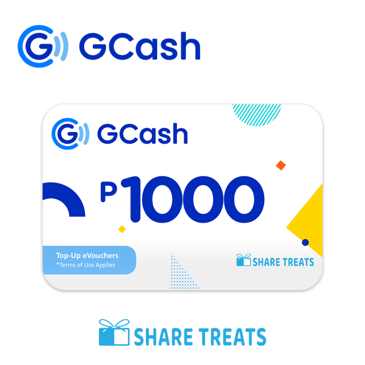 GCash P1000 Topup Voucher (SMS eVoucher) Lazada PH