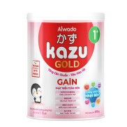 Sữa bột Kazu Gold Gain 1+ 810g - Cho bé từ 1-2 tuổi