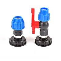 3/4" 1" inch Thread IBC Tank Adapter Ball valve Straight Outlet 25/32mm For Home Garden Water Connectors Plumbing Valves