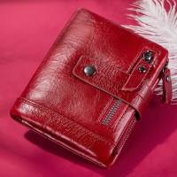 Genuine Leather Women Wallet For Coin And Card High Quality Small Female Clutch Handy Purse Fashion Ladies Walet Luxury Brand