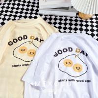 (1บาท สำหรับลูกค้าใหม่ช้อปปี้) พร้อมส่ง MEXOCUTE เสื้อยืดลาย ( Good Day Starts with egg )