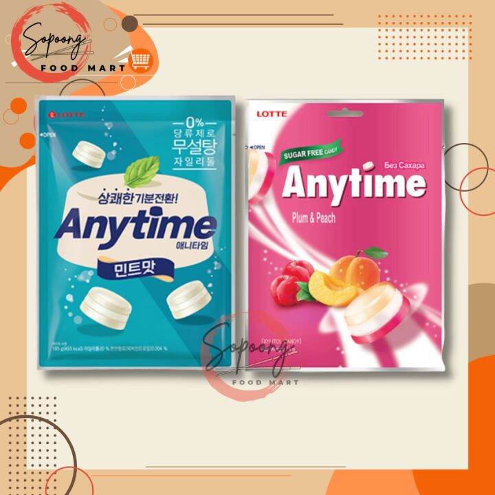 LOTTE Anytime Xylitol Candy 74g92g Lazada PH