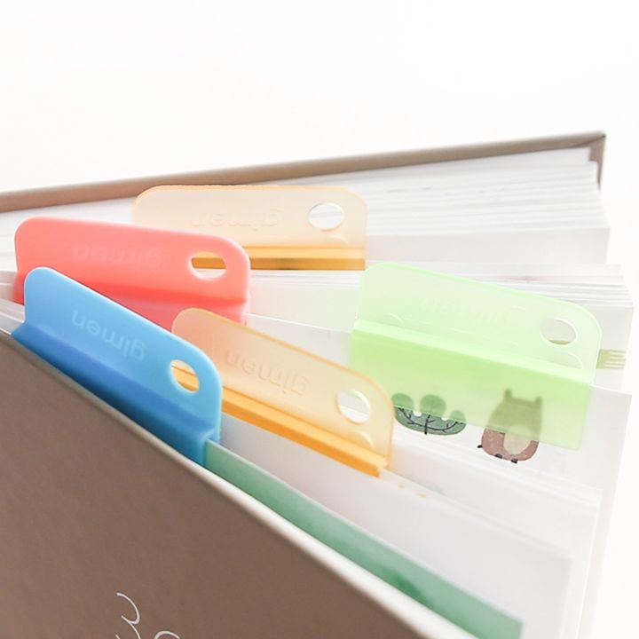 jw-6pcs-paper-photo-holder-notebook-journals-planner-bookmarks-school-office-office-binding-supplies-stationery