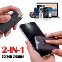 2 In 1 Phone Screen Cleaner Spray Computer Screen Dust Removal Tool Microfiber Cloth with Cleaning Liquid for IPhone IPad Polish