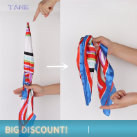 ?【Lowest price】TANG ผ้าพันคอผ้าไหมมายากลแบบตั้ง1ชิ้น, ผ้าพันคอมายากลผ้าไหมแสดงอุปกรณ์มายากลสำหรับนักมายากล