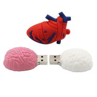 TEXT ME Mini cartoon heart brain pendrive 4GB 8GB 16GB 32GB Stick USB Flash Drive