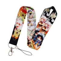 YL791 Japanese Anime Comics Neck Straps lanyard Car Keychain ID Card Pass Gym Mobile Phone Key Ring Badge Holder Accessories Phone Charms