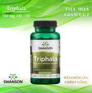 Swanson Triphala hỗ trợ tiêu hoá thanh lọc cơ thể 100 viên date 02 2026