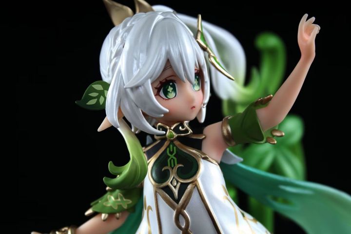 cod-god-naxida-hand-made-grass-little-auspicious-king-walnut-anime-beautiful-girl-model-gift