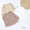 Cocandy official store áo dài cho bé chất liệu thô cotton màu be, nâu, - ảnh sản phẩm 2