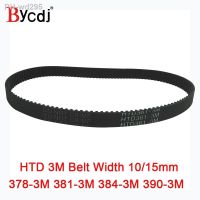 Arc HTD 3M Timing belt C 378 381 384 390 width 6-25mm Teeth126 127 128 130 HTD3M synchronous pulley 378-3M 381-3M 384-3M 390-3M