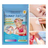 Special Offers UV Stickers For Sunscreen 24 Count UV Detection Stickers For Kids S Sweat &amp; Waterproof UV Patches Safe For Work And Play