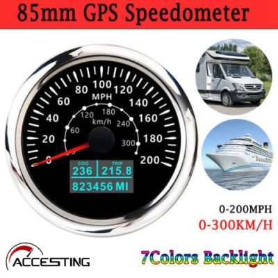 3 In 1มัลติฟังก์ชั่ G-P-S S Peedometer 160ไมล์ต่อชั่วโมง240กิโลเมตร/ชั่วโมง S Peedometer ด้วย COG TRIP ระยะทางรวมและ7สี Backlit