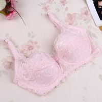 Women Deep V y Underwire Non-Padded Push Up Lace ssiere 34 cup