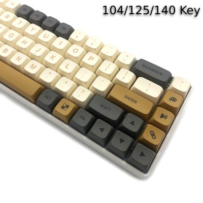 140PCS Mechanical Keycaps Set Backlit Height Cap Parts for 104/125/140 Keycap