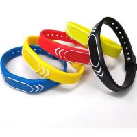 5pcs 13.56Mhz RFID wristband silicone electronic bracelets wrist band IC smart  1K S50 Replacement Parts