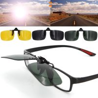 Car Driver Goggles Anti UVA UVB Polarized Sun Glasses Driving Night Vision Lens Clip On Sunglasses Auto Travel Accessories