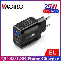 Hjghfhf ที่ชาร์จ Vaorlo 25W ชาร์จเร็ว3.0 USB สำหรับการชาร์จ IPhone13