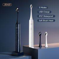 ZZOOI New Design Embossment Adults Electric Toothbrush 3 Colors Extra Replacement Brush Head Oral Care Gift S2