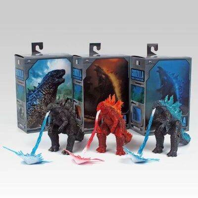 3ชนิด2019ภาพยนตร์ Godzilla PVC ตุ๊กตาขยับแขนขาได้รังสีความร้อน Gojira ราชาแห่งโมเดลตุ๊กตาของเล่นสะสมมอนสเตอร์