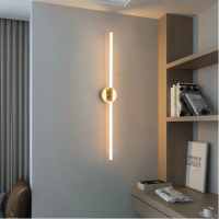 LED Wall Lamp Modern Long Wall Light For Home Bedroom Stairs Living Room Sofa Background Lighting Decoration Lamp