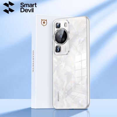 SmartDevi เคสมือถือชุบโลหะ l สำหรับ Huawei P60 Pro Mate 50 Pro Honor Magic5 Mate 40 Pro Mate 30 Pro P30 P40 Pro P50 Pro P20 Mate 20 Pro เคสของแท้ป้องกันรอยนิ้วมือซิลิโคนนิ่มป้องกันใส