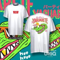 เสื้อคอกลมคอตตอน Uniq รุ่น UNT033 สีขาว