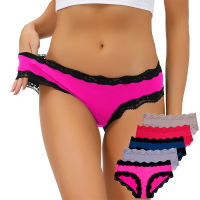 High quality women underwear set 5pcspack panties for women solid color smooth female briefs row rise new ladies panties 2020