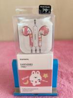 Moshi Moshi หูฟัง EARPHONES Small talk ลายกระต่าย สีชมพู MOSHI A054